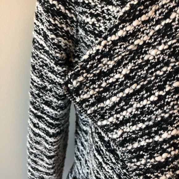 Black and white wool blazer jacket - Picture 7 of 10